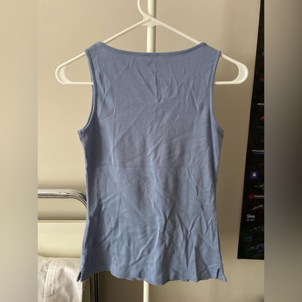 ‼️SOLD‼️ Ruby Rd. Blue Tank Top - Picture 2 of 4
